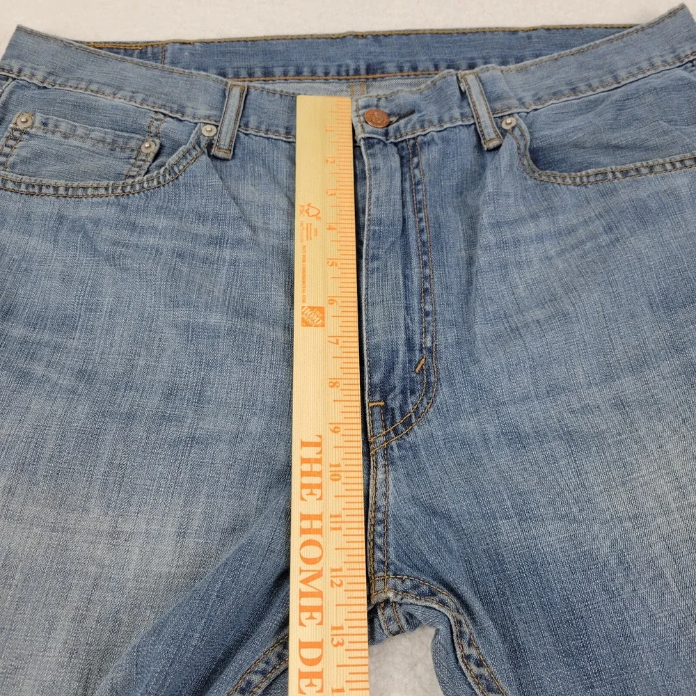 Levis 505 Regular Fit Straight Leg Jeans Mens 38 x 30 Measures 37 x 29 Blue Cott